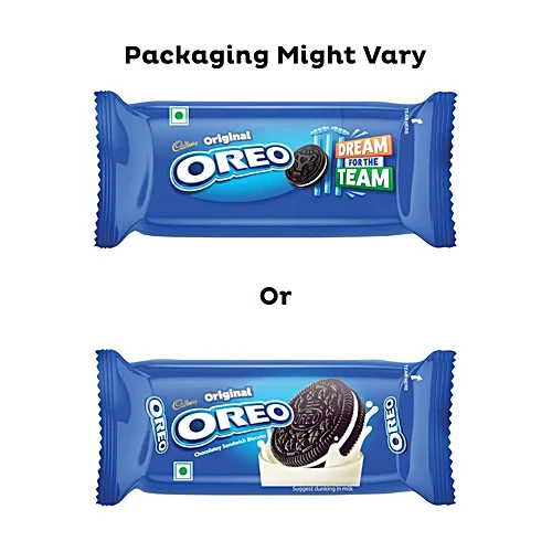 Cadbury Oreo Vanilla Flavour Creme Sandwich Biscuit, 41.75 g