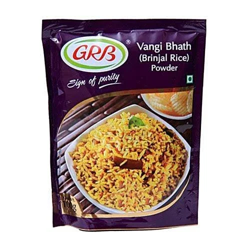 GRB Vangi Bhath (Brinjal Rice) Powder 100 g Pouch