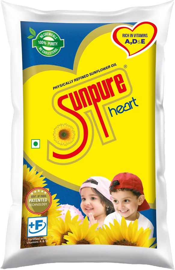 SUNPURE SUNFLOWER OIL - 1Ltr Pouch