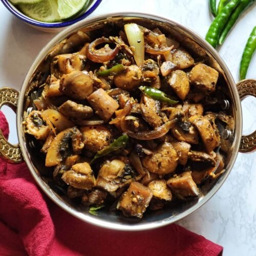 Mushroom Pepper Fry